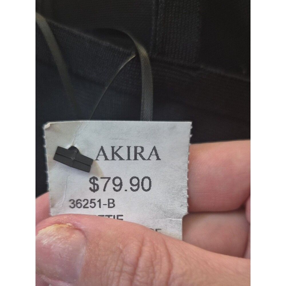 Akira Women's Black and Silver Dress - Picture 9 of 11